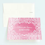 "Cute painted birthday" - Children's Birthday Party Thank You Cards in Cherry Blossom by Phrosné Barwood - Front