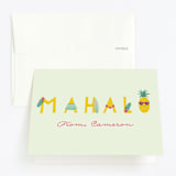 "Aloha" - Children's Birthday Party Thank You Cards in Grass by Annie Holmquist - Front