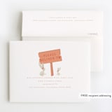 "Tee Party" - Children's Birthday Party Thank You Cards in Peaches by Grace Kreinbrink - FREE Recipient Addressing