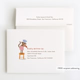 "Let's bake!" - Children's Birthday Party Thank You Cards in Berry by Jennifer Wick - FREE Recipient Addressing