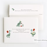 "Dino Party" - Children's Birthday Party Thank You Cards in Sand by Teju Reval - FREE Recipient Addressing