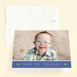 "Sea Party" - Children's Birthday Party Thank You Cards in Ocean by Sabrin Deirani - Front