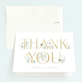 "Sweet As Can Bee" - Children's Birthday Party Thank You Cards in Linen by Robert and Stella - Front