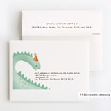 "bronto" - Children's Birthday Party Thank You Cards in Avocado by chocomocacino - FREE Recipient Addressing