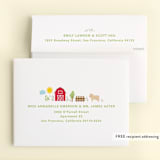 "Barnyard noises" - Children's Birthday Party Thank You Cards in Cotton by Creo Study - FREE Recipient Addressing