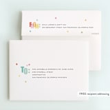 "Get Ready to Party" - Children's Birthday Party Thank You Cards in Sprinkles by Stephanie Hawkes - FREE Recipient Addressing