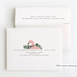 "splash flamingo" - Children's Birthday Party Thank You Cards in Powder Blue by Faith Dorn - FREE Recipient Addressing