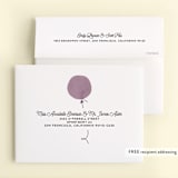 "First Balloon" - Children's Birthday Party Thank You Cards in Lavender by Karen Glenn - FREE Recipient Addressing