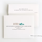 "Things that G0" - Children's Birthday Party Thank You Cards in Bright Turquoise by Shiny Penny Studio - FREE Recipient Addressing