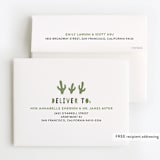 "Let's Fiesta" - Children's Birthday Party Thank You Cards in Sage by Jen Banks - FREE Recipient Addressing
