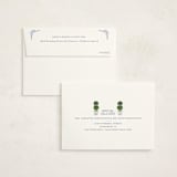 "Topiary" - Children's Birthday Party Thank You Cards in Periwinkle by Jenna Holcomb - FREE Recipient Addressing