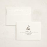 "Penguins" - Children's Birthday Party Thank You Cards in Ice by Teju Reval - FREE Recipient Addressing