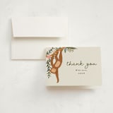 "Jungle Animals" - Children's Birthday Party Thank You Cards in Moss by Joanna Griffin - Front