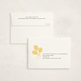 "birthday hat" - Children's Birthday Party Thank You Cards in Lemon by Jennifer Lew - FREE Recipient Addressing