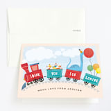 "fabriano" - Children's Birthday Party Thank You Cards in Creme by chocomocacino - Front