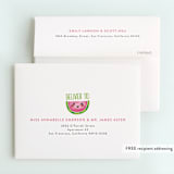"One In A Melon" - Children's Birthday Party Thank You Cards in Watermelon by Itsy Belle Studio - FREE Recipient Addressing