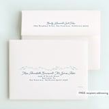 "Disney Frozen Snow Sparkles" - Children's Birthday Party Thank You Cards in Frosty by curiouszhi - FREE Recipient Addressing