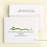 "Slithering Snake" - Children's Birthday Party Thank You Cards in Grass by Jessica Ogden - FREE Recipient Addressing