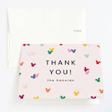 "Disney's Mickey Confetti" - Children's Birthday Party Thank You Cards in Bold by Ellen Schlegelmilch - Front