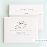 "Disney's Minnie wildflower" - Children's Birthday Party Thank You Cards in Clementine by Susan Zinader - FREE Recipient Addressing