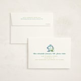 "Disney and Pixar's Monster's Inc Party" - Children's Birthday Party Thank You Cards in Marshmallow by Holly Whitcomb - FREE Recipient Addressing