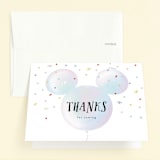 "Disney's Mickey Mouse Palloncino" - Children's Birthday Party Thank You Cards in Sky by chocomocacino - Front