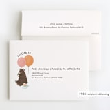 "Cake Party" - Children's Birthday Party Thank You Cards in Sky by Shannon Chen of Four Wet Feet Studio - FREE Recipient Addressing
