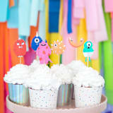 "Little Monsters Cupcake Decorating Set" - Party Baking Cups in multicolor by Jollity and Co