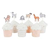"Bow Wow Cupcake Decorating Set" - Party Baking Cups in multicolor by Jollity and Co