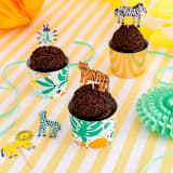 "Into the Wild Cupcake Decorating Set" - Party Baking Cups in multicolor by Jollity and Co
