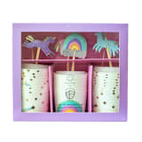 "Magical Unicorn Cupcake Decorating Set" - Party Baking Cups in multicolor by Jollity and Co