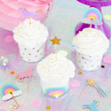 "Magical Unicorn Cupcake Decorating Set" - Party Baking Cups in multicolor by Jollity and Co