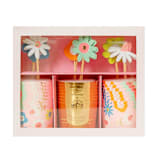 "Flora Cupcake Decorating Set" - Party Baking Cups in multicolor by Jollity and Co
