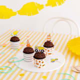 "Under Construction Cupcake Decorating Set" - Party Baking Cups in multicolor by Jollity and Co