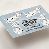 "SPOT the Difference" - Classroom Valentines in Barking Blueberry by Kelsey Mucci - Detail