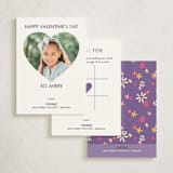 "Isabela" - Classroom Valentines in Violet by Angela Thompson - Back of Card Options