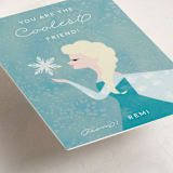 "Disney's Elsa Snowflake Valentine" - Classroom Valentines in Turquoise by Holly Whitcomb - Detail