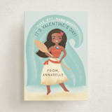 "Make Way, Make Way" - Classroom Valentines in Aqua by Itsy Belle Studio - Front