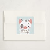 "Make Way, Make Way" - Classroom Valentines in Aqua by Itsy Belle Studio - Matching Custom Sticker