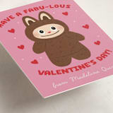 "Fabu-lous Valentine" - Classroom Valentines in Chocolate by Jennifer Lew - Detail
