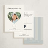 "no cap." - Classroom Valentines in Baby Blue by Ellen Schlegelmilch - Back of Card Options