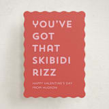 "Skibidi" - Classroom Valentines in Fruit Punch by Holly Whitcomb - Front