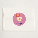 "Happy pop" - Classroom Valentines in Pink Candy by Leia Matt - Matching Custom Sticker