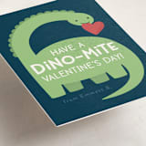 "Arched Dinosaur" - Classroom Valentines in Leaf by Kacey Kendrick Wagner - Detail
