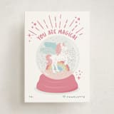 "Magic glitter unicorn" - Classroom Valentines in Candy by peetie design - Front
