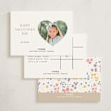 "Disney's Cinderella Friendship" - Classroom Valentines in Buttercream by Cass Loh - Back of Card Options