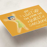 "Pixar Joy Burst of Sunshine" - Classroom Valentines in Sunshine by Annie Montgomery - Detail
