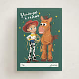 "Jessie and Bullseye Best Friends Toy Story 2" - Classroom Valentines in Forest by Becky Nimoy - Front