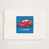 "Pixar's Race Car Wish" - Classroom Valentines in Pond by Creo Study - Matching Custom Sticker