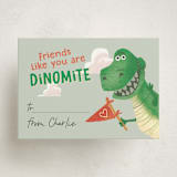 "Disney and Pixar Toy Story - Rex's Dinomite Friends" - Classroom Valentines in Fossil Fog by Leia Matt - Front